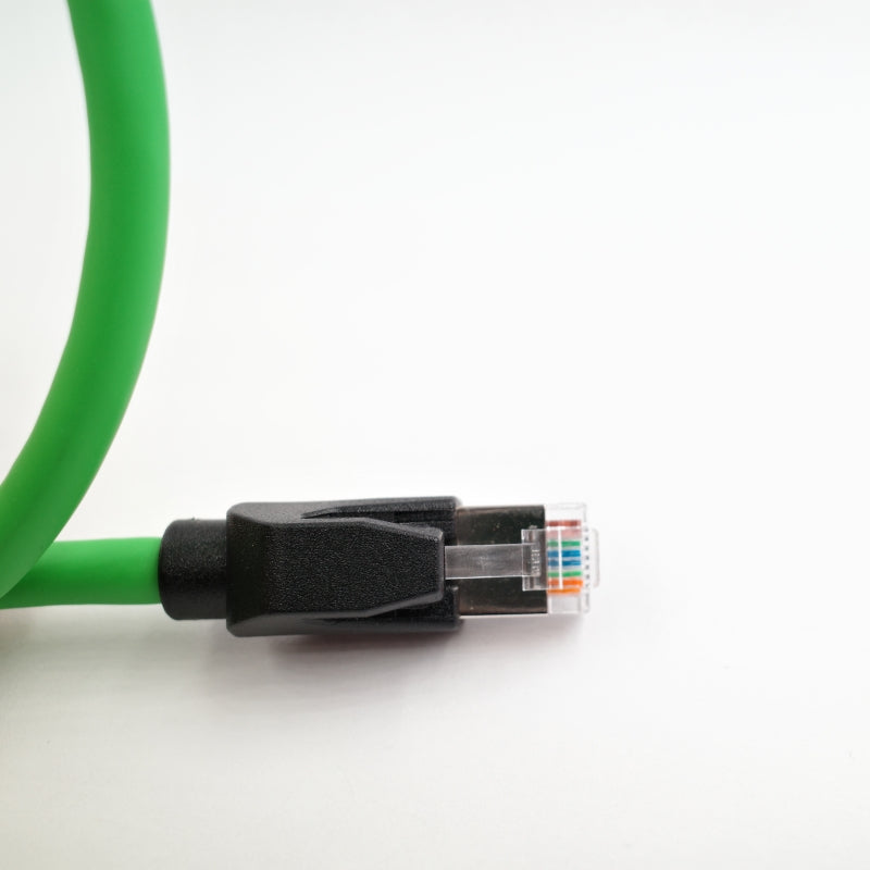Industrial Ethernet cable Green ROHS L=500MM