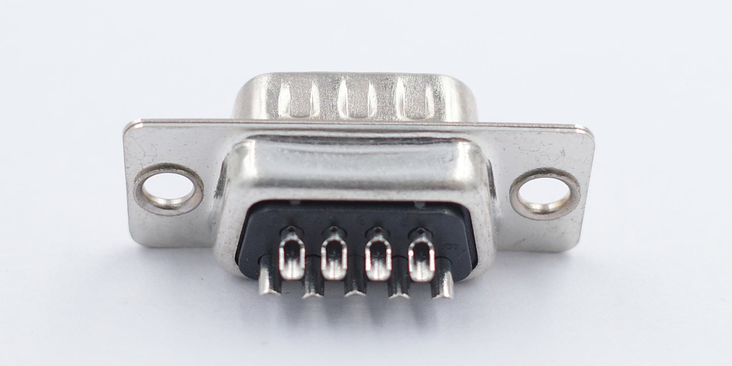 D-sub VGA connector 9P male black half Gold plating